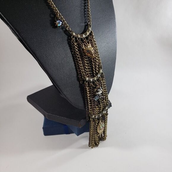 Betsey Johnson vintage chain Critters necklace - Picture 2 of 7